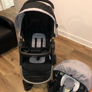 Graco stroller & car seat & base